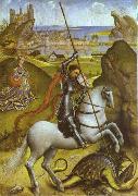 Rogier van der Weyden St. George and Dragon oil painting artist
